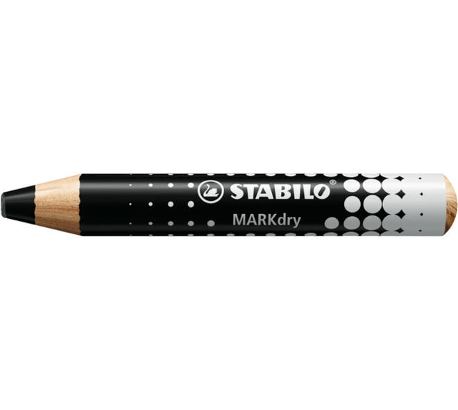 Whiteboardpotlood STABILO MARKdry 648/46 zwart