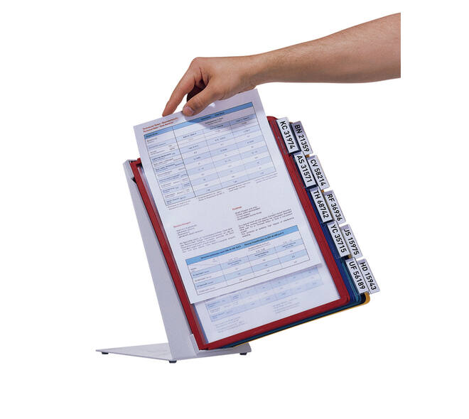 Bureaustandaard Durable Vario met 10-tassen A4 assorti
