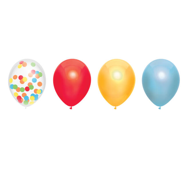 Ballonnen Haza Over The Rainbow 30cm 6 stuks assorti