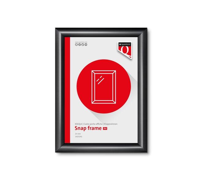 Kliklijst Quantore premium A4 25mm zwart