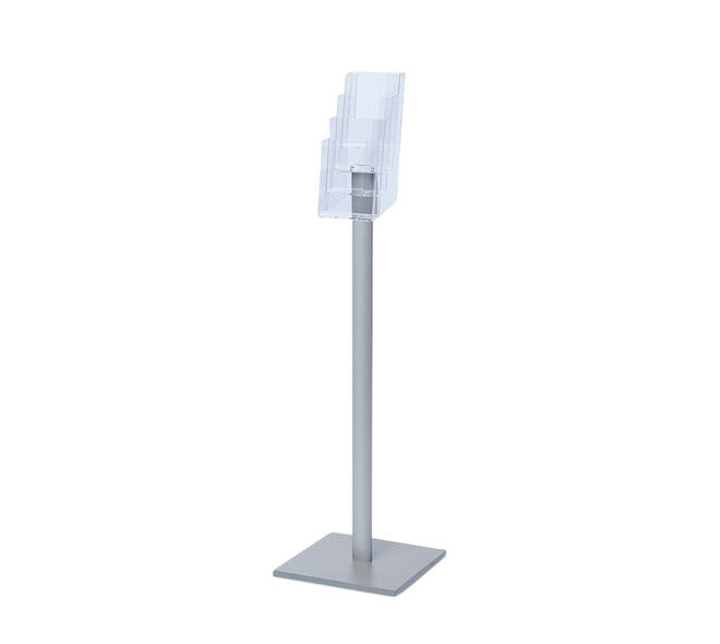 Brochurehouder Quantore met standaard 4x 110x140x30mm