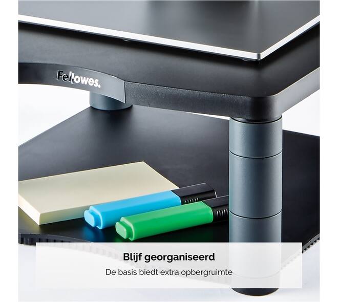 Monitorstandaard Fellowes Premium grafiet