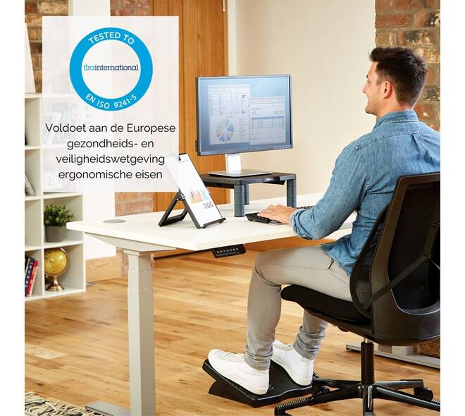 Monitorstandaard Fellowes Premium grafiet