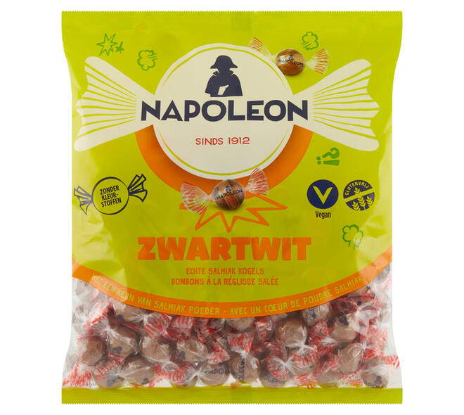 Snoep Napoleon zwart wit zak 1kg