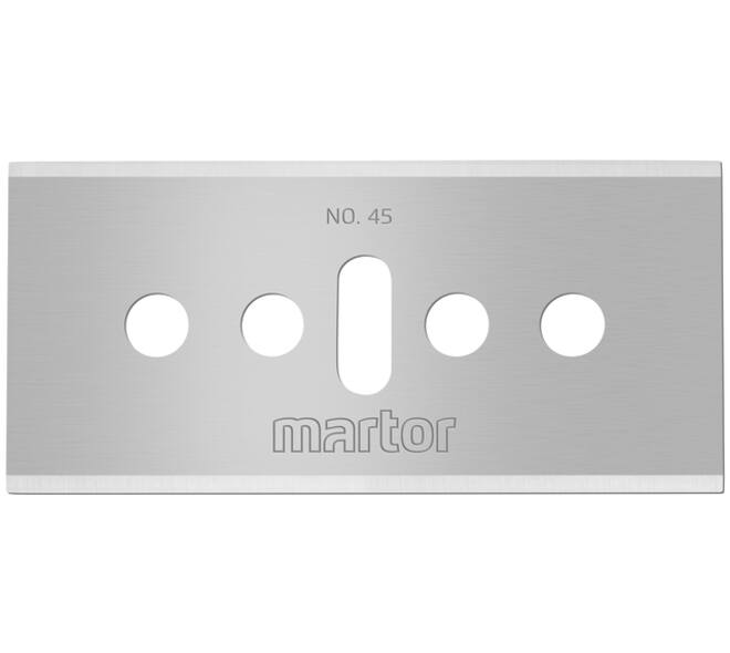 Reservemes Martor rechthoekig nr. 45 10 stuks