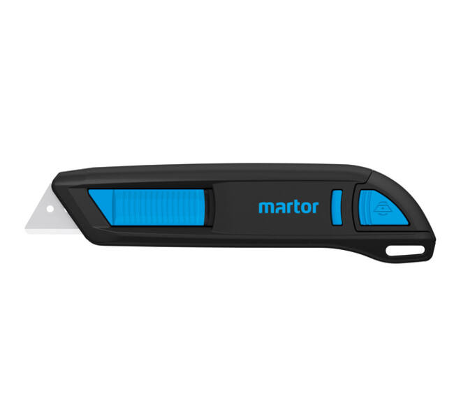 Veiligheidsmes Martor Secunorm 300 trapezium 19mm zwart