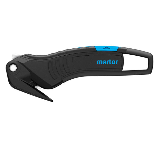 Veiligheidsmes Martor Secumax 320 rechthoekig 4mm zwart