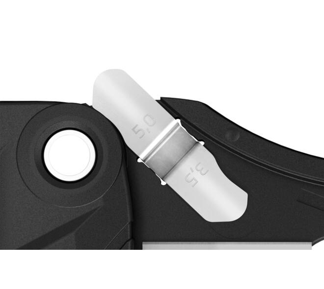 Veiligheidsmes Martor Secumax 320 rechthoekig 4mm zwart