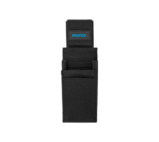 Riemtas Martor met clip L zwart