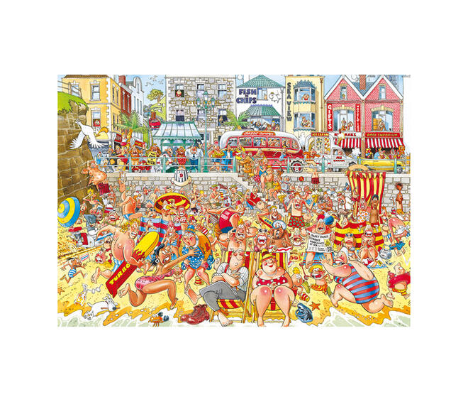 Puzzel Wasgij Retro Orginal 8 Vloed 1000 stukjes