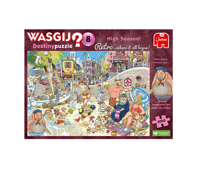 Puzzel Wasgij Retro Destiny 8 Hoogseizoen 1000 stukjes