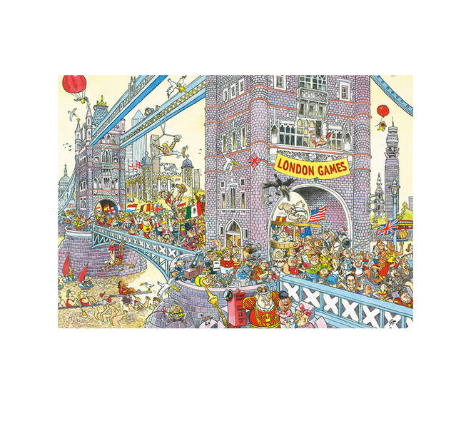 Puzzel Wasgij Retro Mystery 8 Laatste Horde 1000 stukjes