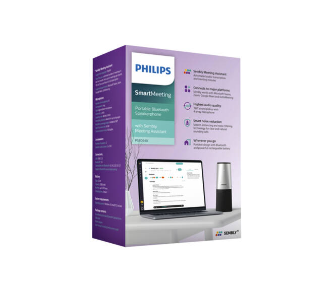 Draagbare vergadermicrofoon Philips SmartMeeting