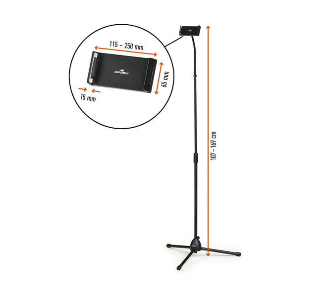 Tablethouder Durable Twist vloer