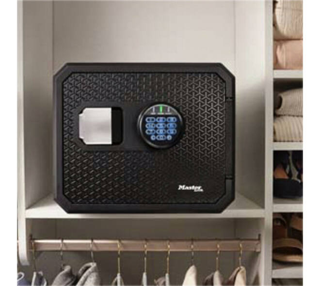 Kluis MasterLock brandvrij en waterdicht electronisch combi-slot L zwart