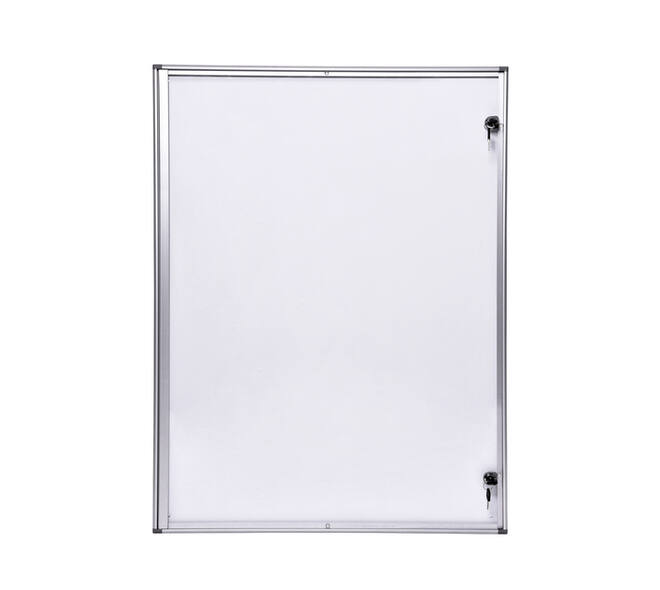 Binnenvitrine wand MAULextraslim whiteboard 9xA4 met slot