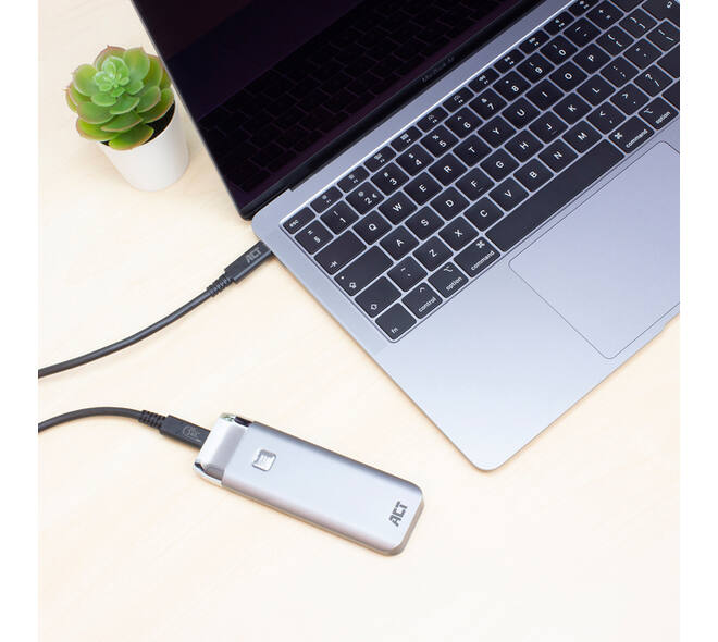Kabel ACT USB-C USB 4 20Gbps Thunderbolt3 1 meter