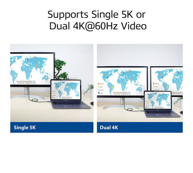 Kabel ACT USB-C USB 4 20Gbps Thunderbolt3 1 meter