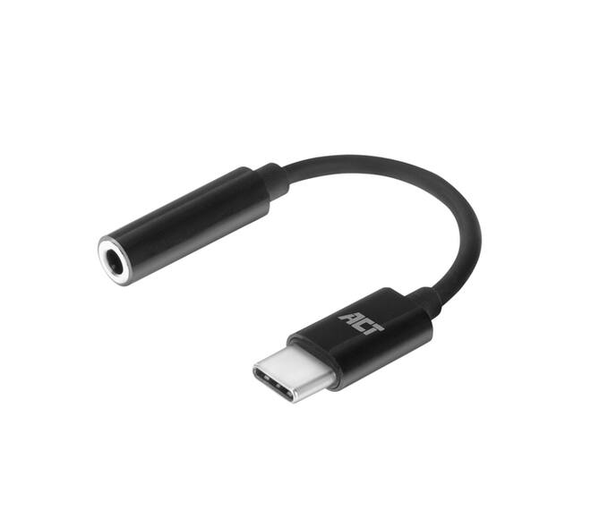 Adapter ACT USB-C naar 3.5mm audio jack 0.1 meter