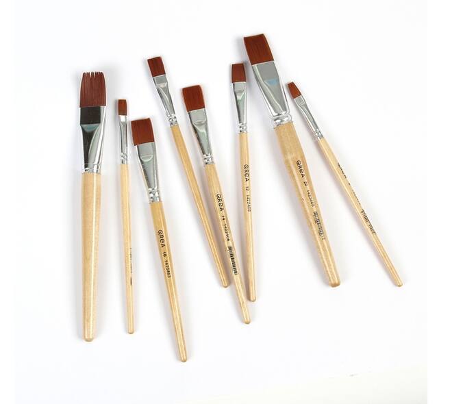 Kwast Qrea synthetisch set à 3 breedtes