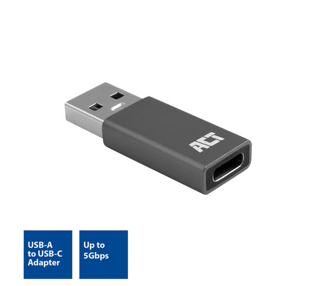 Adapter ACT USB-A naar USB-C USB 3.2 Gen.1