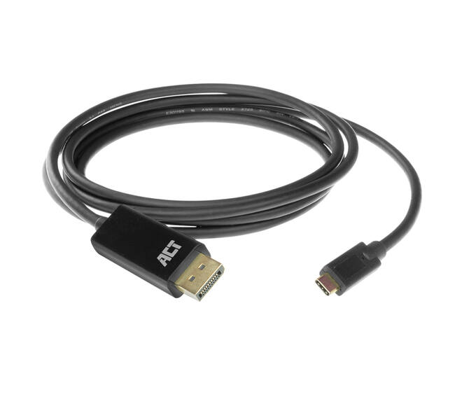 Kabel ACT USB-C naar Displayport 60Hz 2 meter