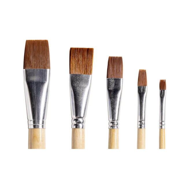 Kwast Qrea synthetisch set à 5 breedtes