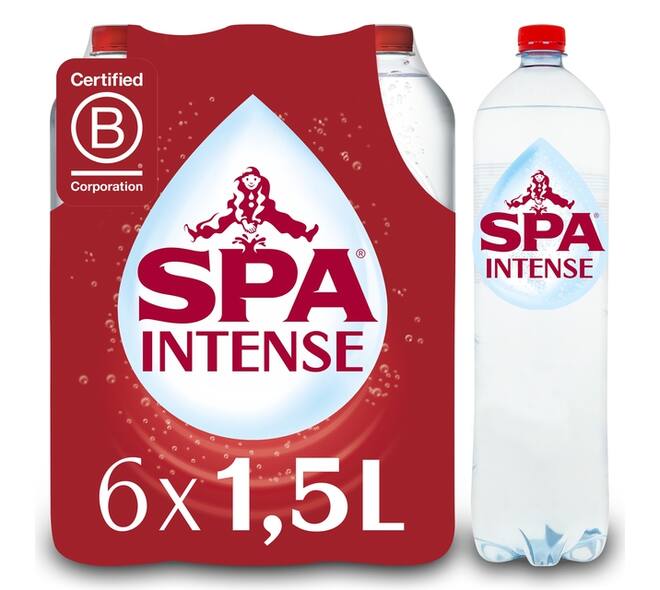 Water Spa Intense rood petfles 1.5 liter