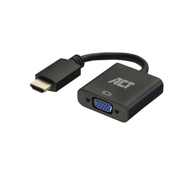Adapter ACT HDMI naar VGA met audio 0.15 meter
