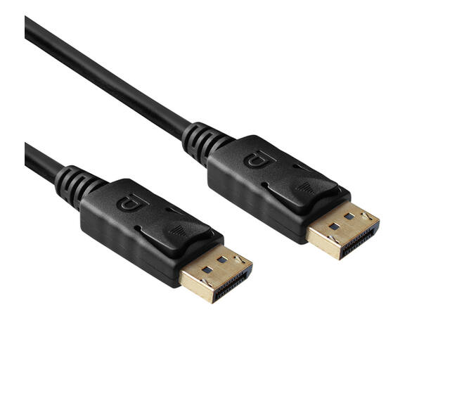 Kabel ACT DisplayPort 1.4 8K M-M 2 meter zwart
