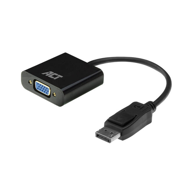 Adapter ACT DisplayPort naar VGA 0.15 meter