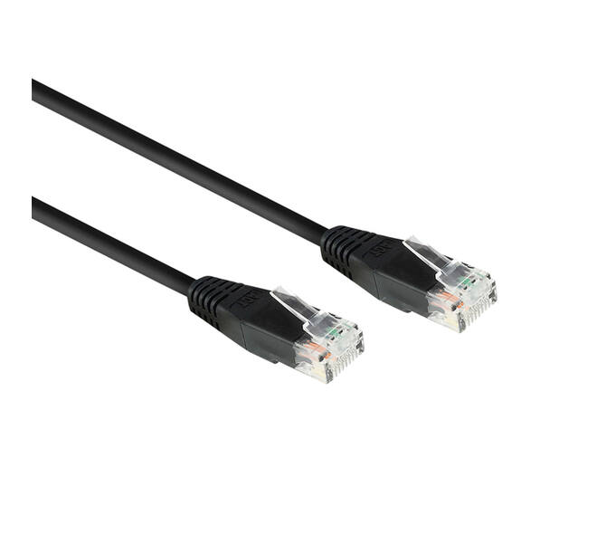 Kabel ACT CAT6 Network koper 5 meter zwart