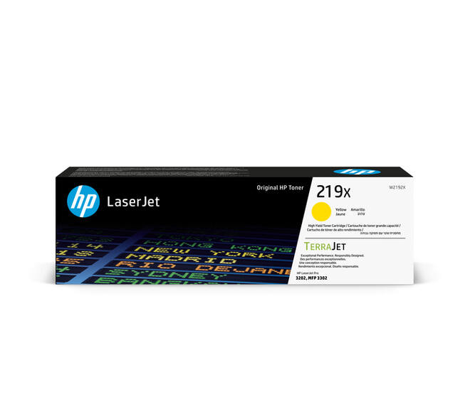 Tonercartridge HP W2192X 219X geel