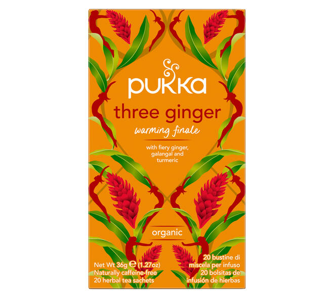 Thee Pukka ginger 20 zakjes