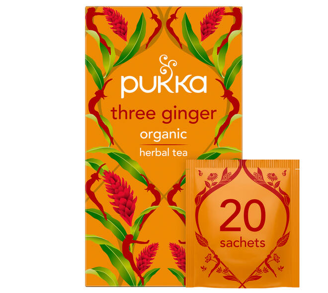 Thee Pukka ginger 20 zakjes