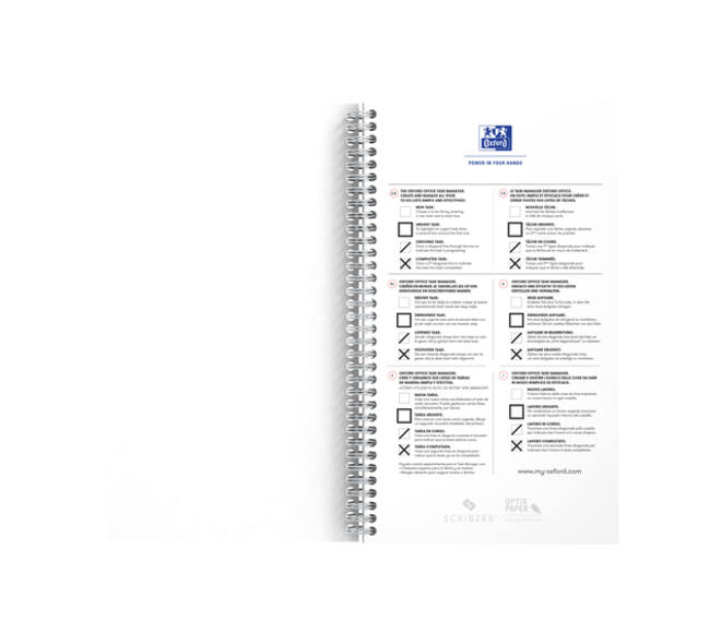 Task Manager Oxford 141x246 mm 115vel aqua