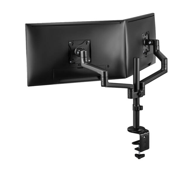 Monitorarm Neomounts NEXT Lite dual 17-27" zwart