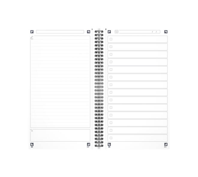 Task Manager Oxford 141x246 mm 115vel blauw