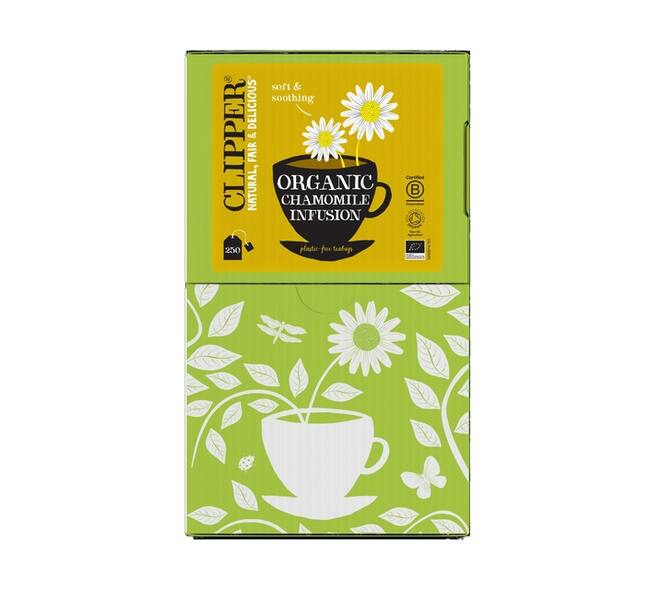 Thee Clipper infusion chamomile bio 250 zakjes