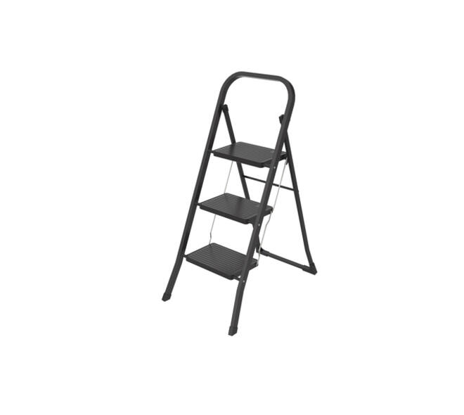 Huishoudtrap BRASQ 3 treden SL300 zwart