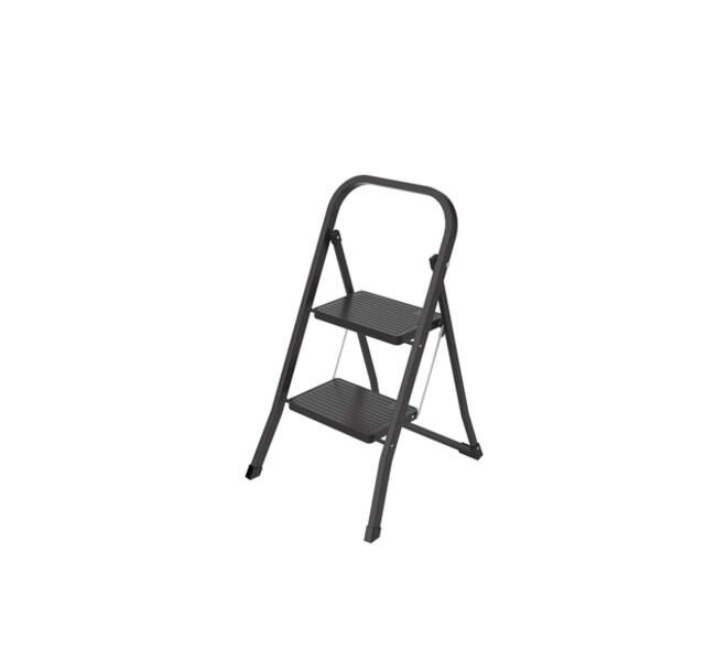 Huishoudtrap BRASQ 2 treden SL200 zwart