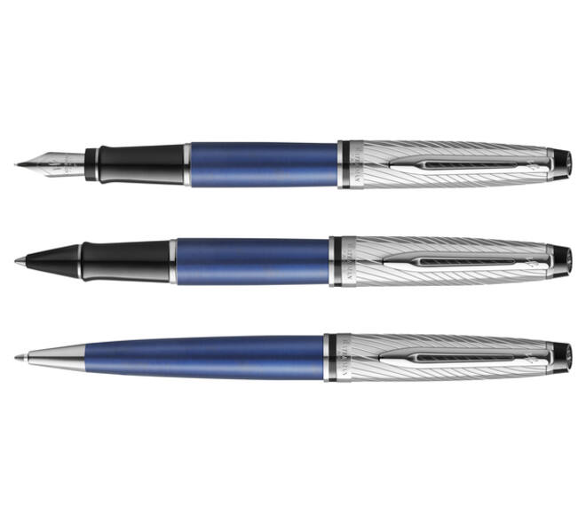 Balpen Waterman Expert metallic Blue CT medium