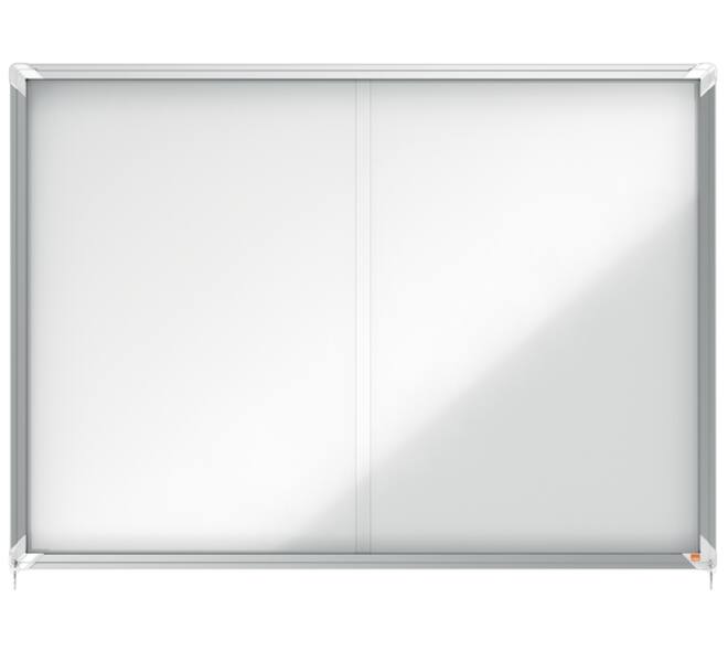 Binnenvitrine Nobo Premium Plus 18xA4 schuifdeur magnetisch