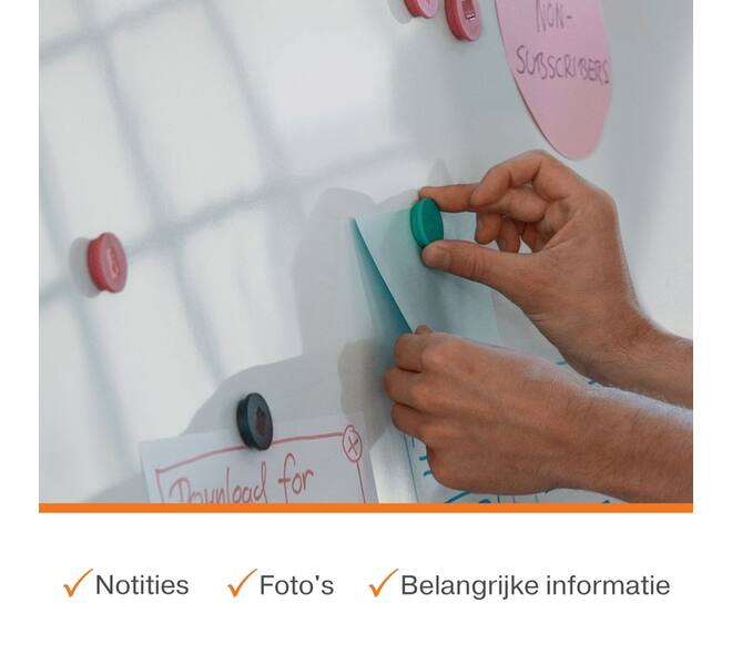 Whiteboard Nobo Premium Plus 120x180cm staal