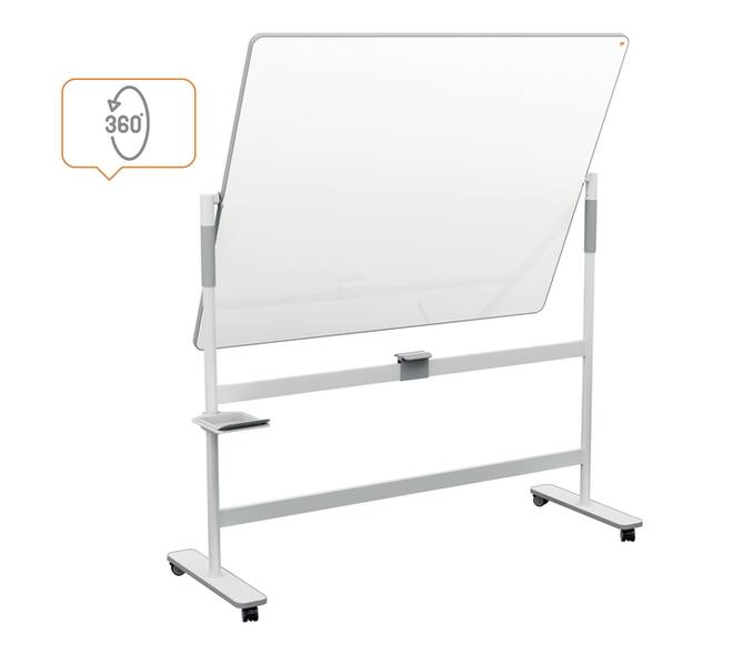 Whiteboard Nobo Move & Meet kantelbaar 120x150cm
