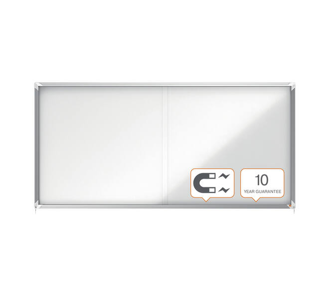 Binnenvitrine Nobo Premium Plus 27xA4 schuifdeur magnetisch