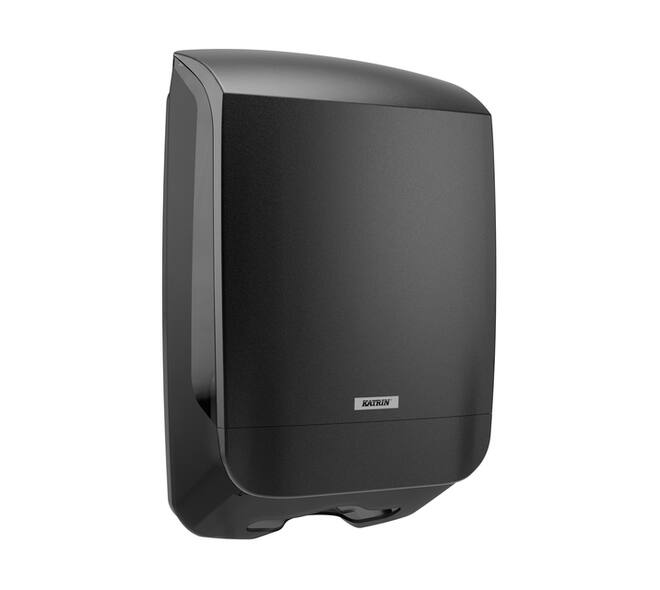 Handdoekdispenser Katrin medium zwart 77434