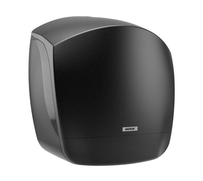 Toiletpapierdispenser Katrin Gigant S jumbo klein zwart 82155