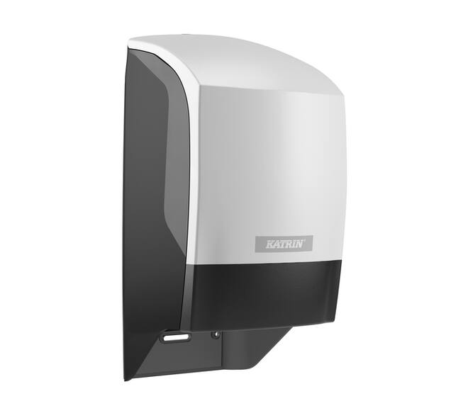 Toiletpapierdispenser Katrin systeemrol duo wit 77496