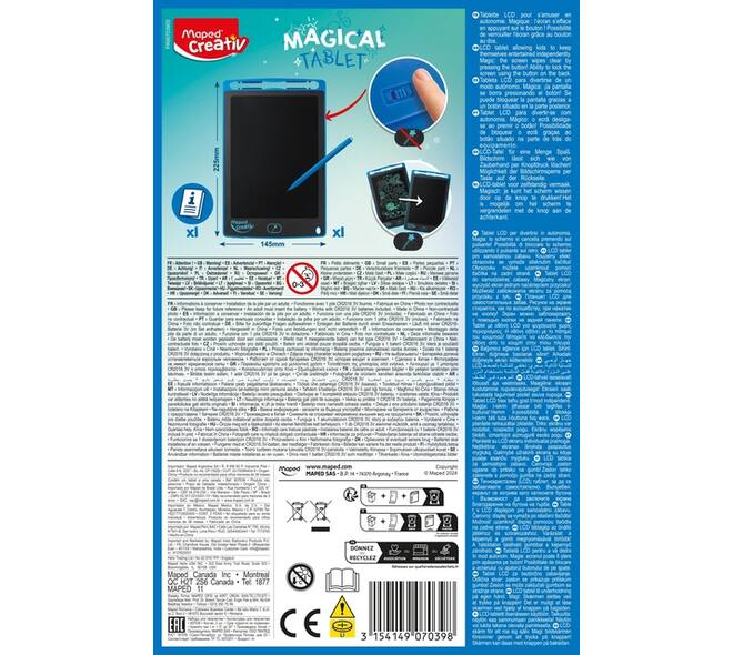 Tekentablet Maped Creativ Magical Tablet blauw